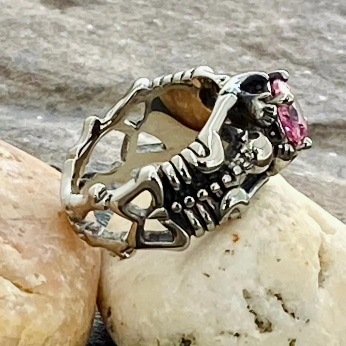 Ladies Ring - 10 October Birthday - Pink Tourmaline  - R116