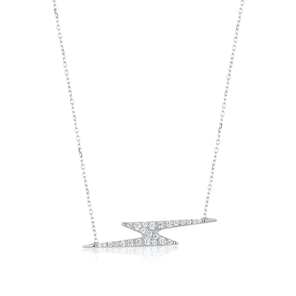 LIGHTNING CZ NECKLACE