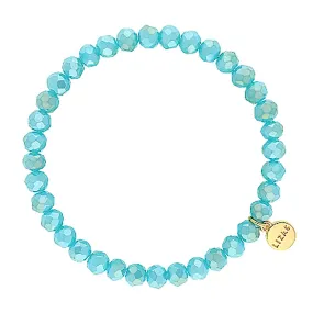 Lizas Nashville 6mm Crystal Bracelet Light Blue