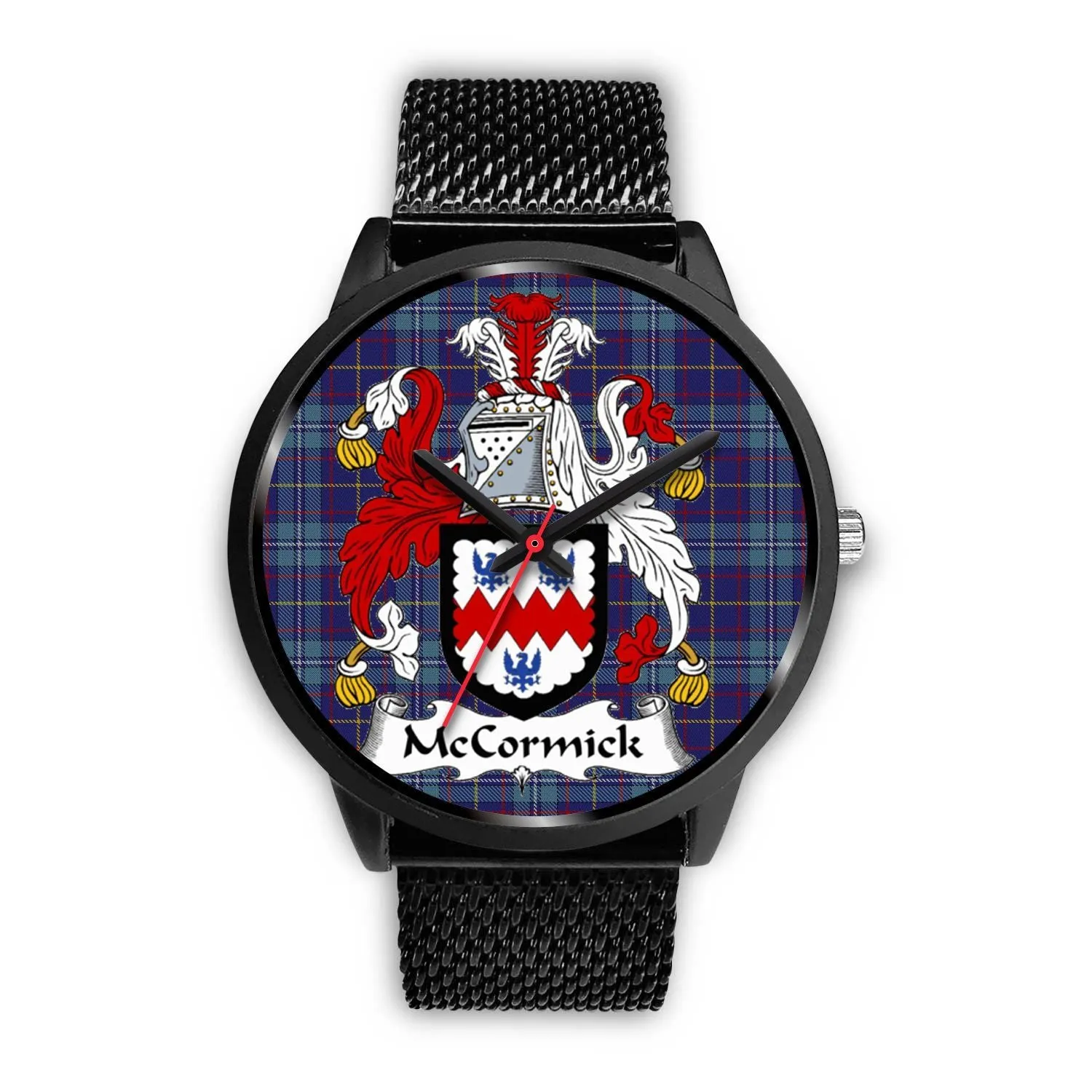 Mccormick Clan Badge Tartan Black Watch