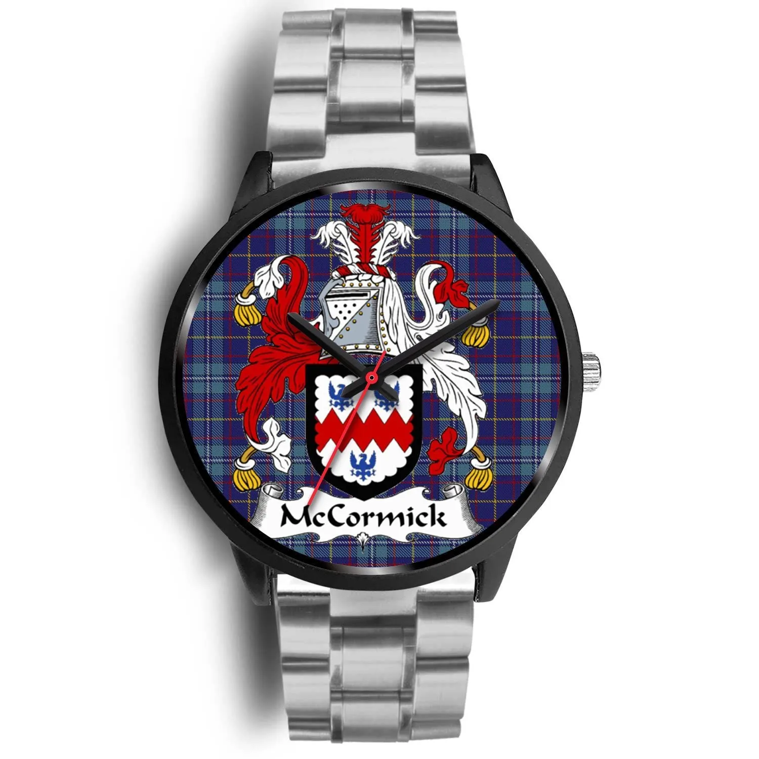 Mccormick Clan Badge Tartan Black Watch