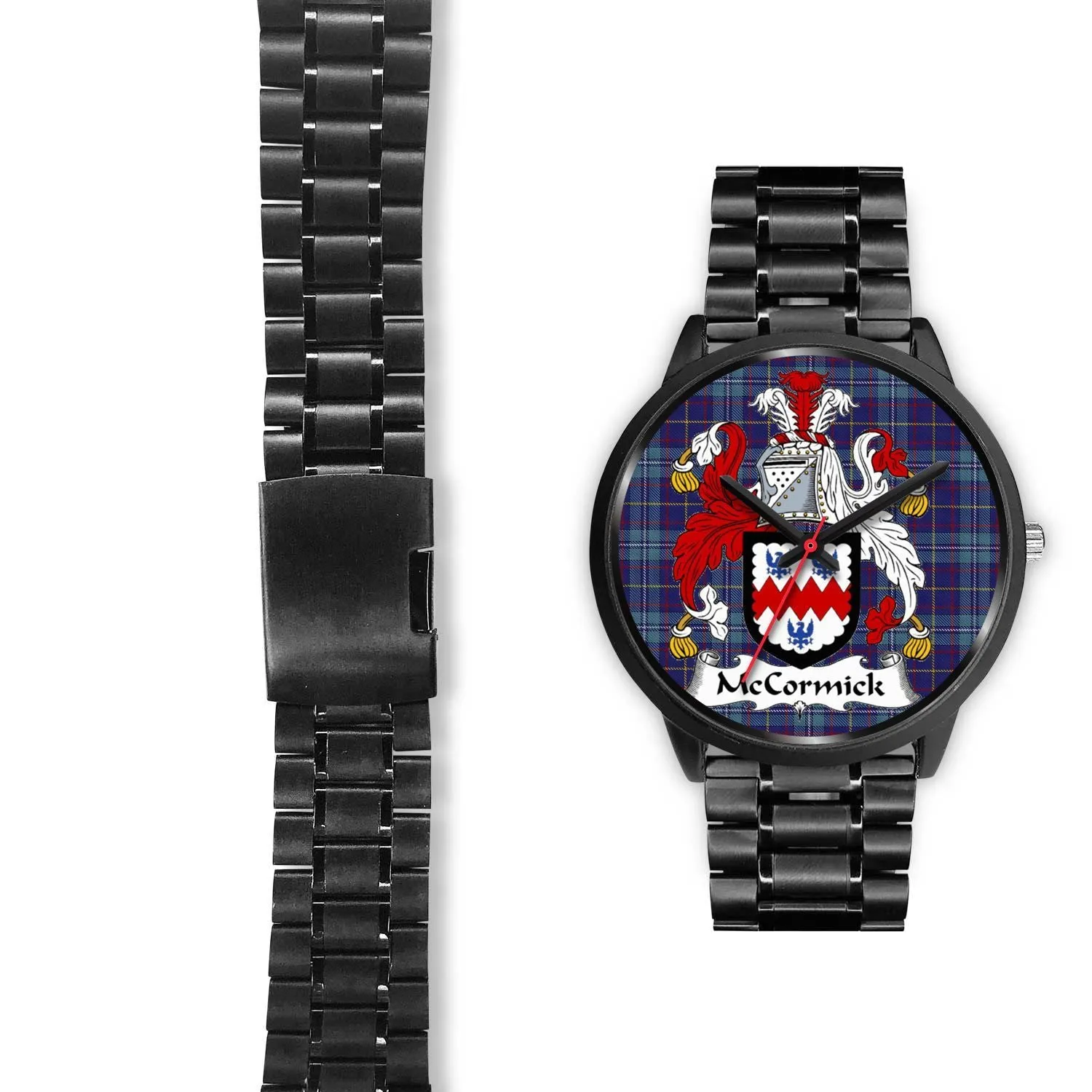 Mccormick Clan Badge Tartan Black Watch