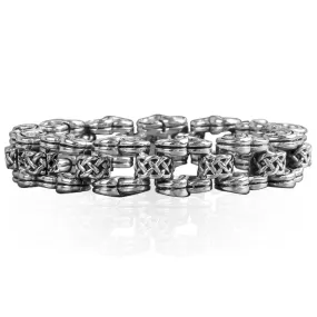 Men's Celtic Knot Steel Bracelet