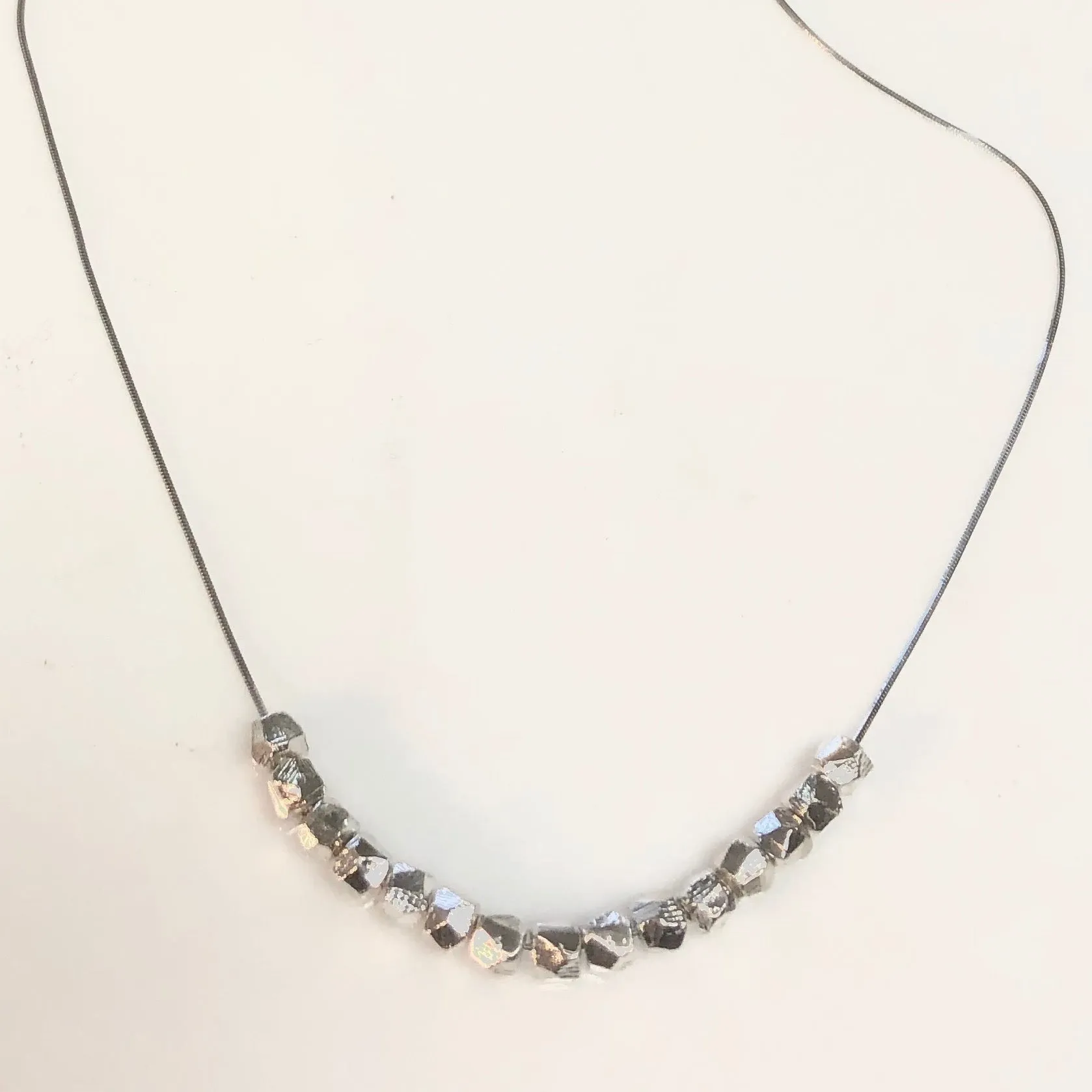 Mini Facet Bead necklace