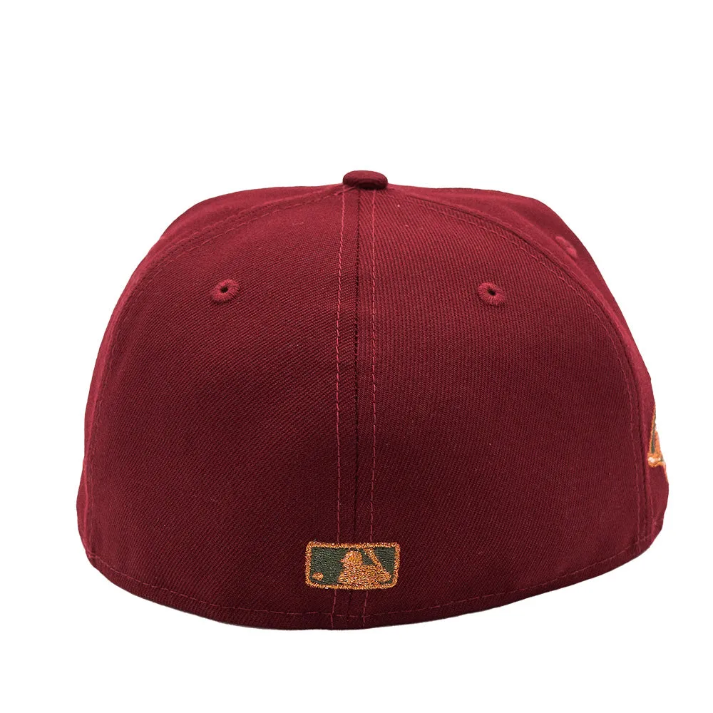 NEW ERA X FRESH RAGS 59FIFTY TAMPA BAY RAYS SCRIPT 25 Anniversary - Holiday Berries & Pine