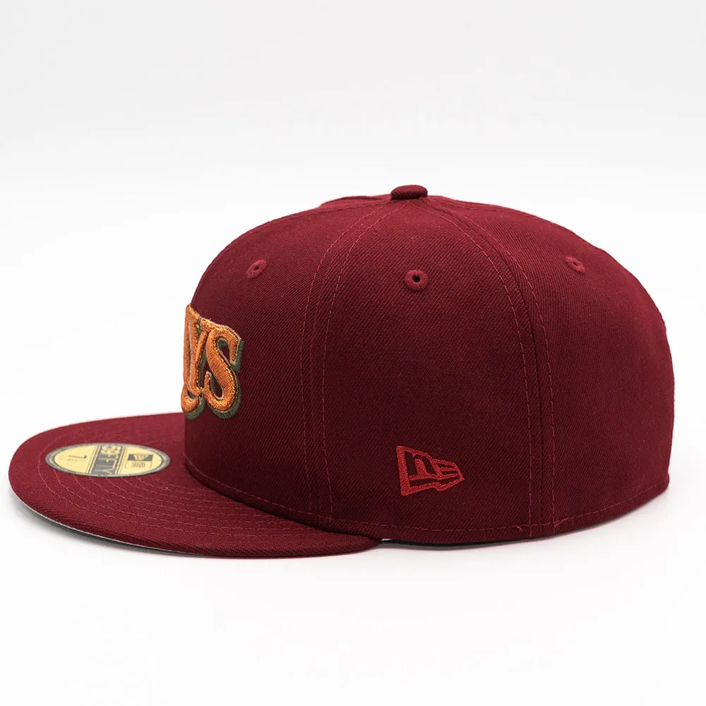 NEW ERA X FRESH RAGS 59FIFTY TAMPA BAY RAYS SCRIPT 25 Anniversary - Holiday Berries & Pine