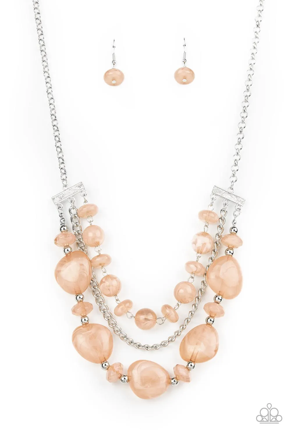 Oceanside Service - Brown Paparazzi Necklace