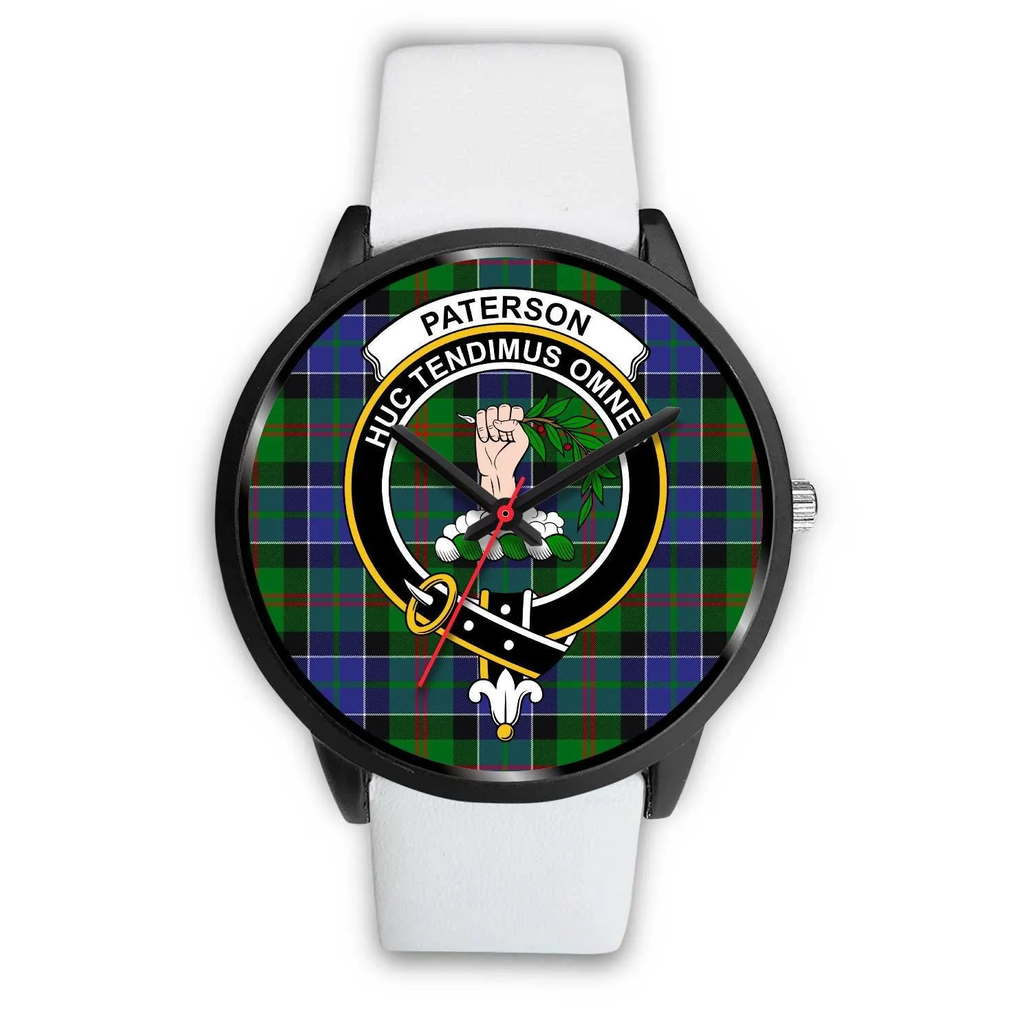 Paterson Clan Badge Tartan Black Watch