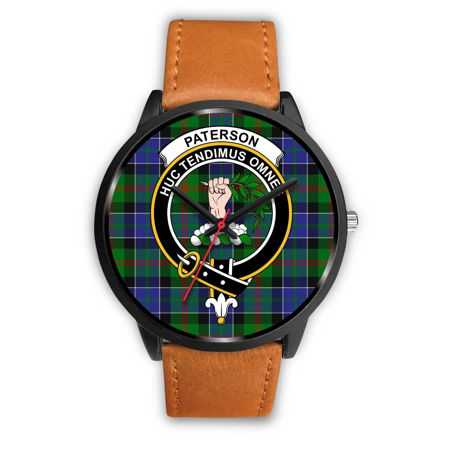 Paterson Clan Badge Tartan Black Watch