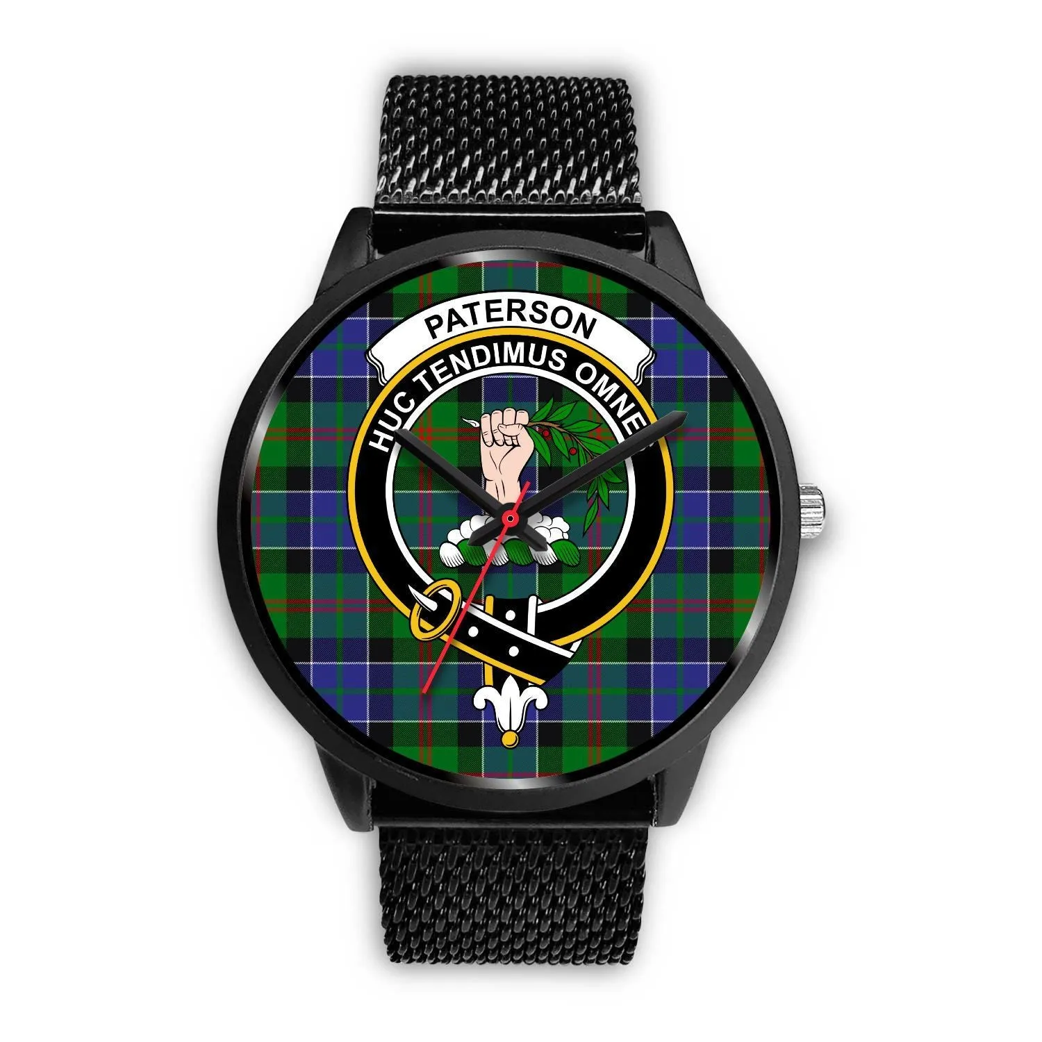 Paterson Clan Badge Tartan Black Watch