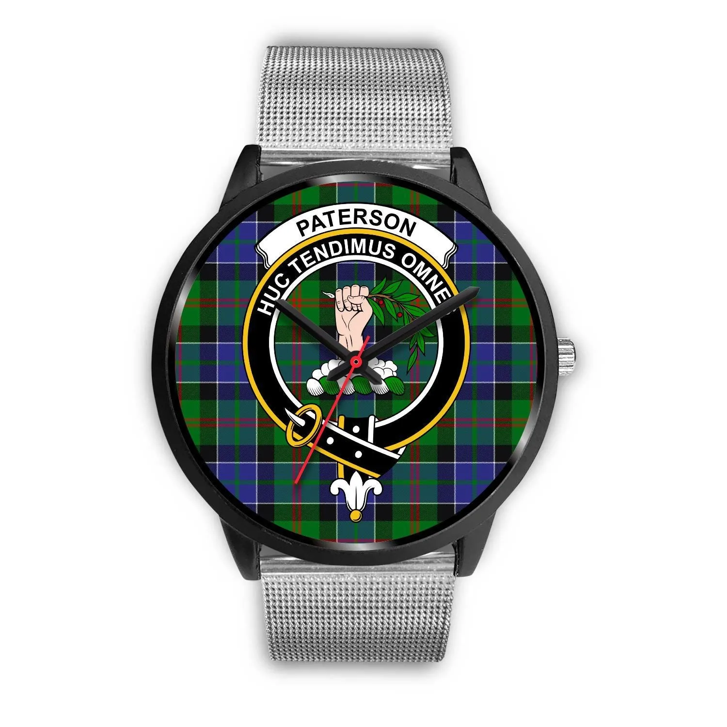 Paterson Clan Badge Tartan Black Watch