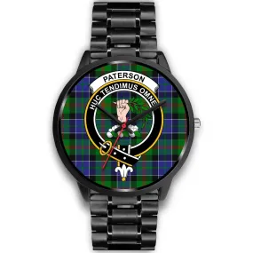 Paterson Clan Badge Tartan Black Watch