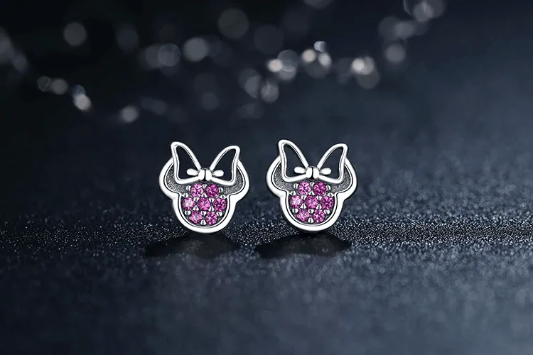 Pinky Mickey Fashion Earrings