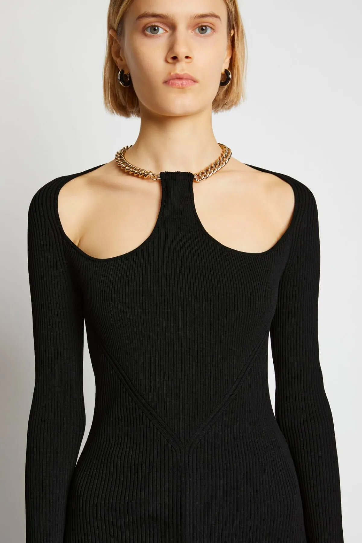 Proenza Schouler Viscose Knit Top - Black