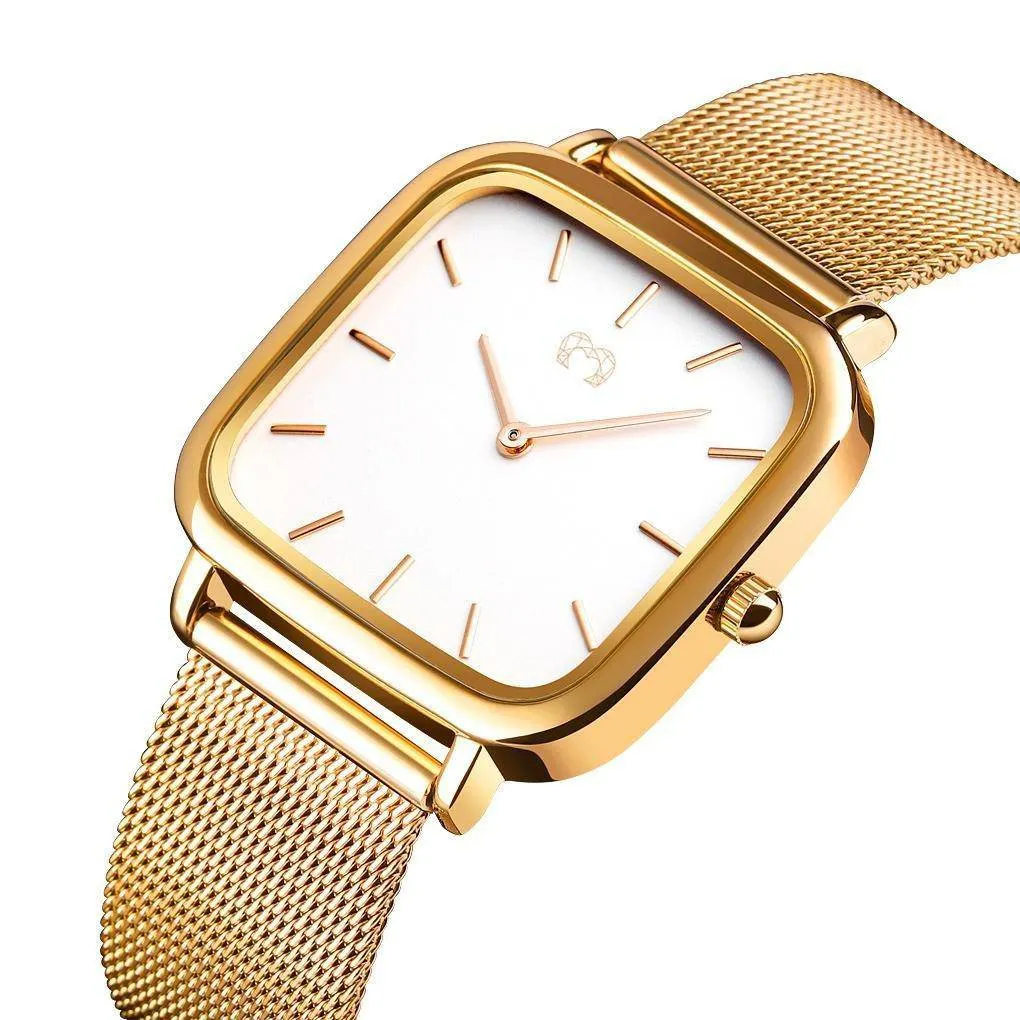 "Minuit" Watch ~ Goldwhite