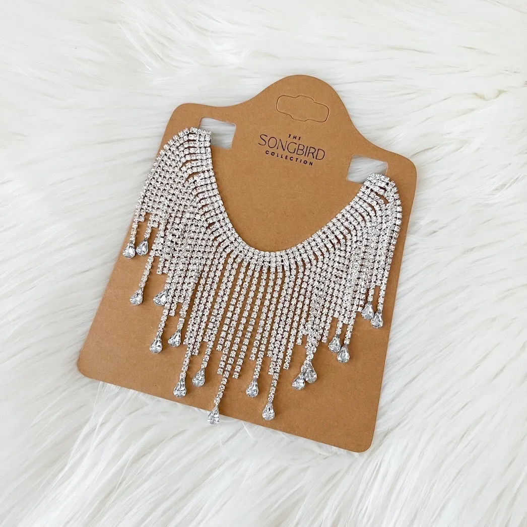 Remy Rhinestone Drop Necklace