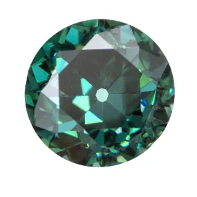 Round 6.2mm/1ct Green OEC Moissanite Stone