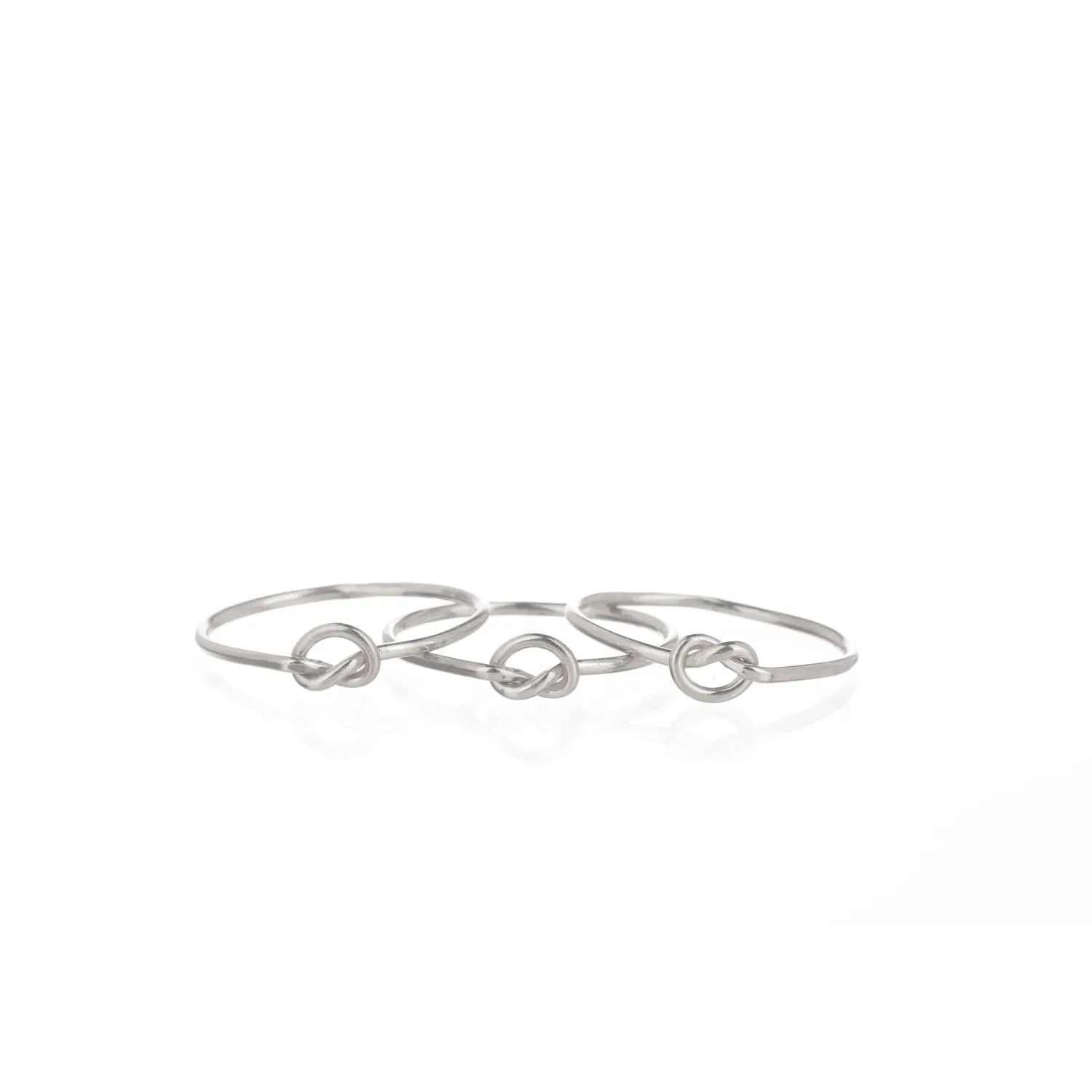 Single Love Knot Ring, 14k Yellow Gold Filled Valentines Day