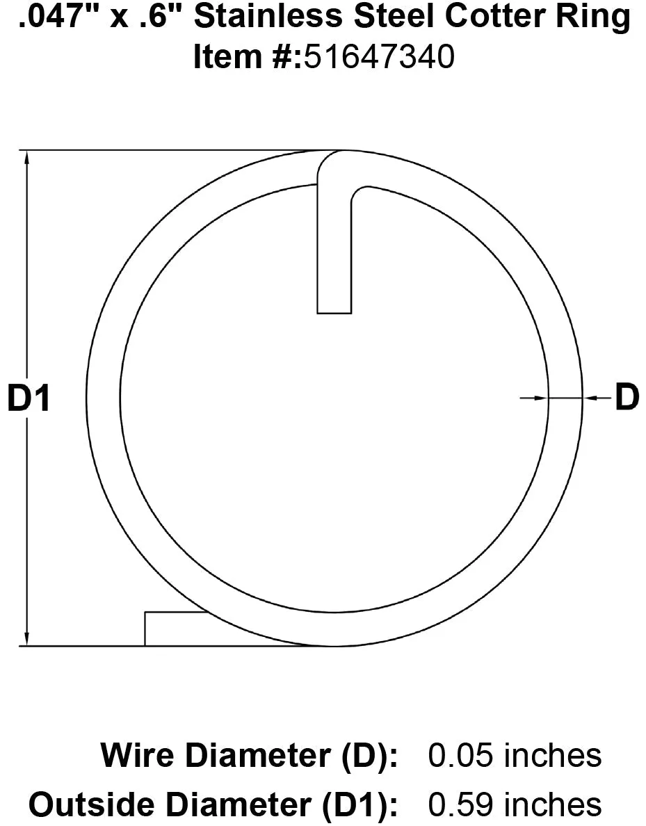 Stainless Cotter Rings