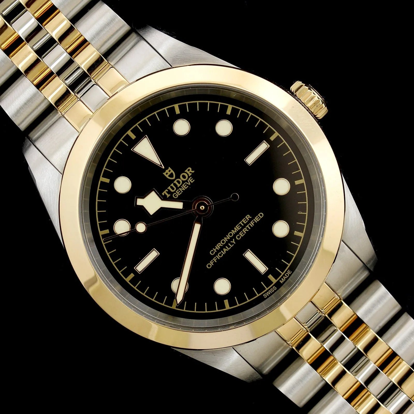 Steel and Yellow Gold Estate Black Bay 41 Watch