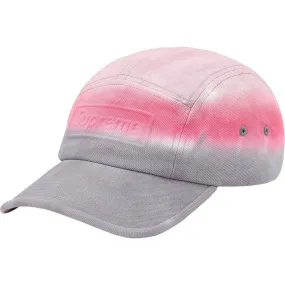 Supreme Embossed Denim Camp Cap (Pink Dip Dye)