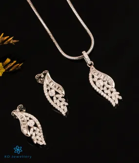 The Bouquet Sparkle Silver Pendant Set