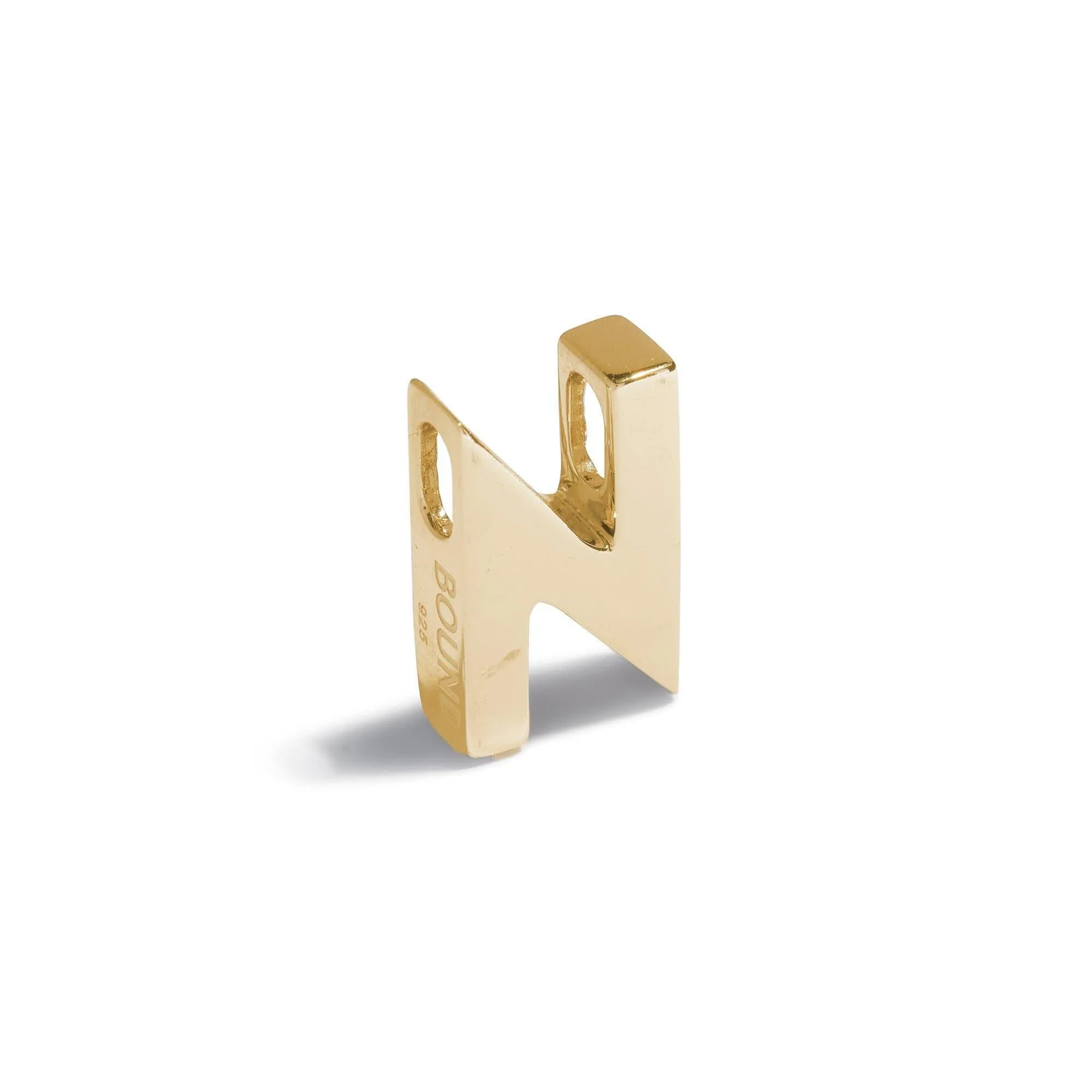 THE LETTER PENDANT - 18k gold plated