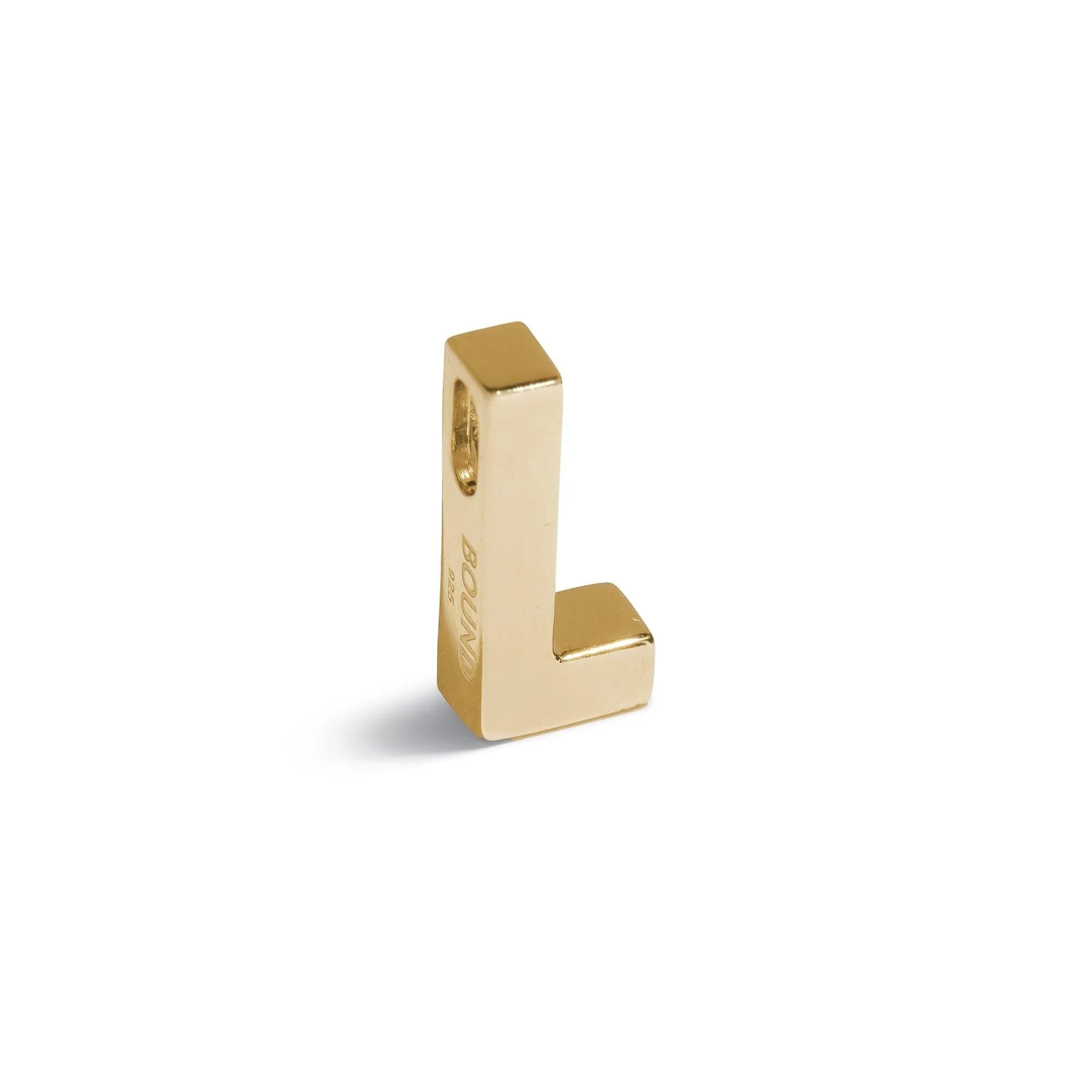 THE LETTER PENDANT - 18k gold plated