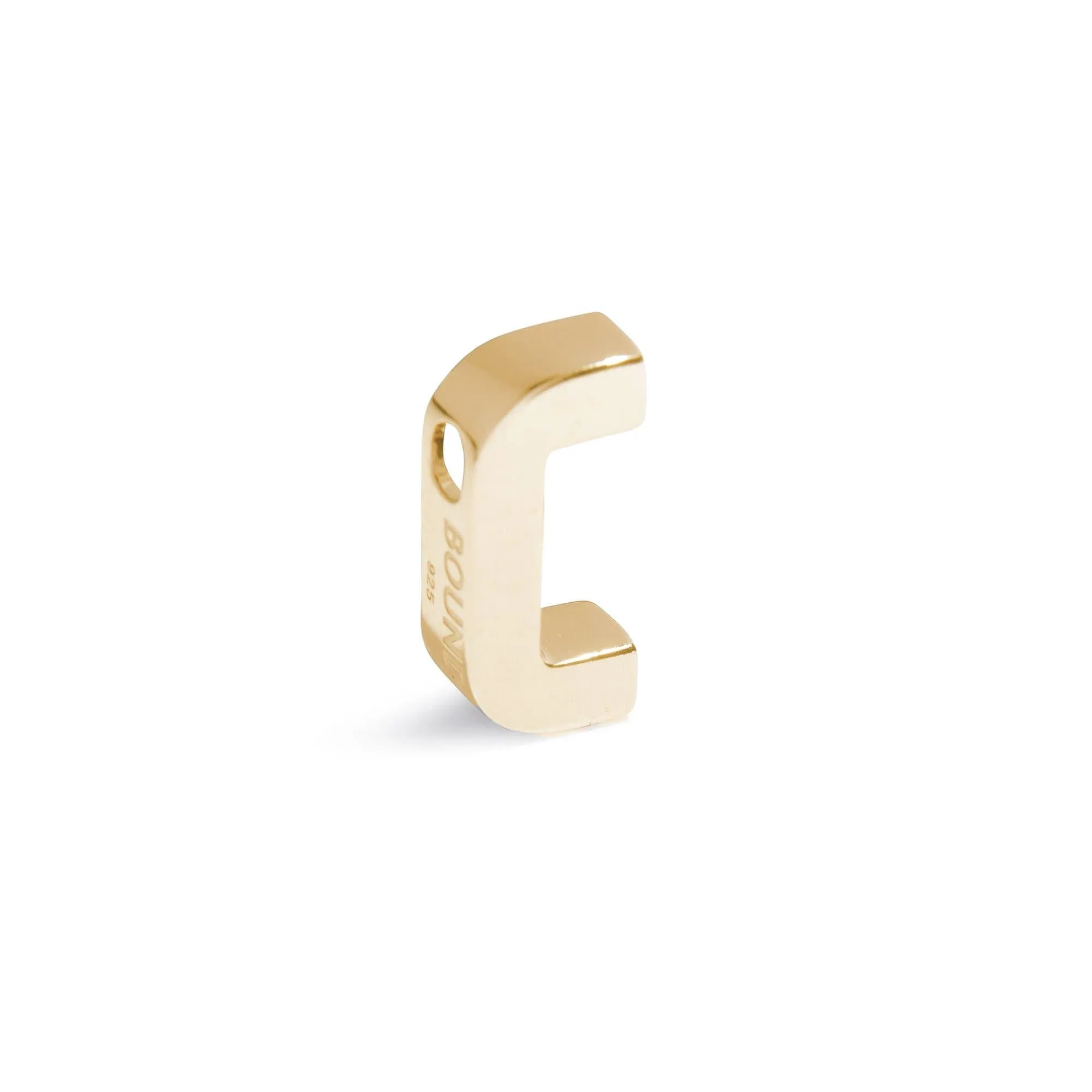 THE LETTER PENDANT - 18k gold plated