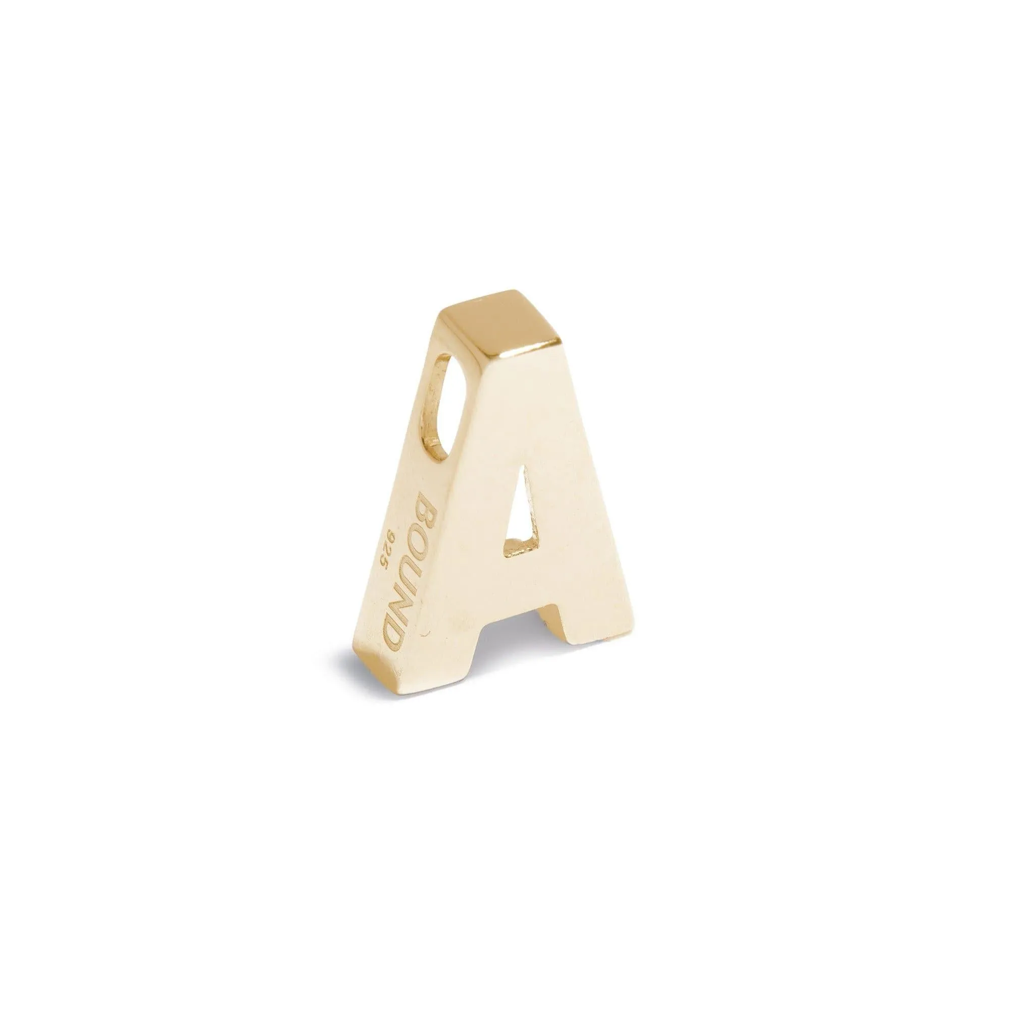 THE LETTER PENDANT - 18k gold plated