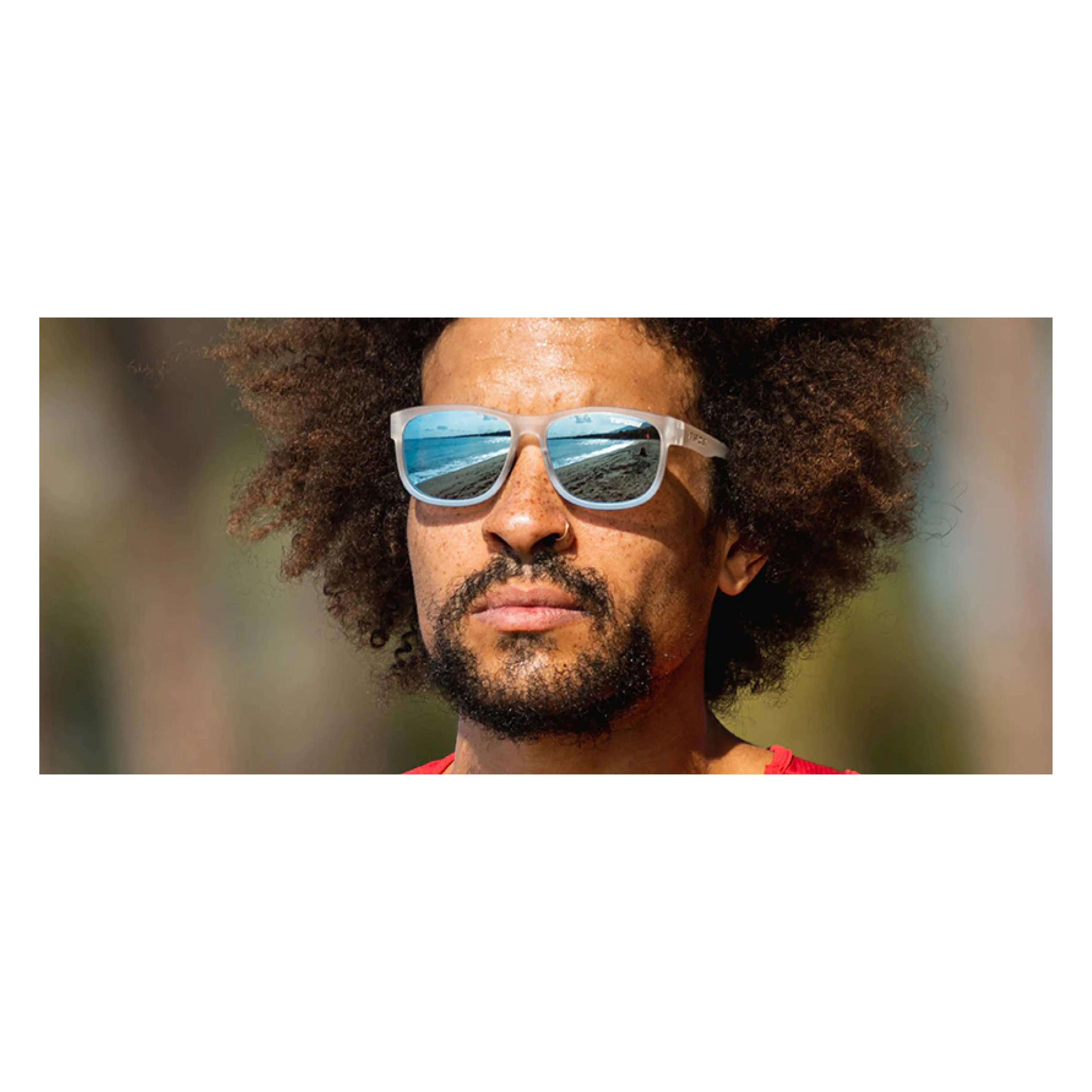 Tifosi Swank Xl Sunglasses - Frost Blue Smoke Bright Blue