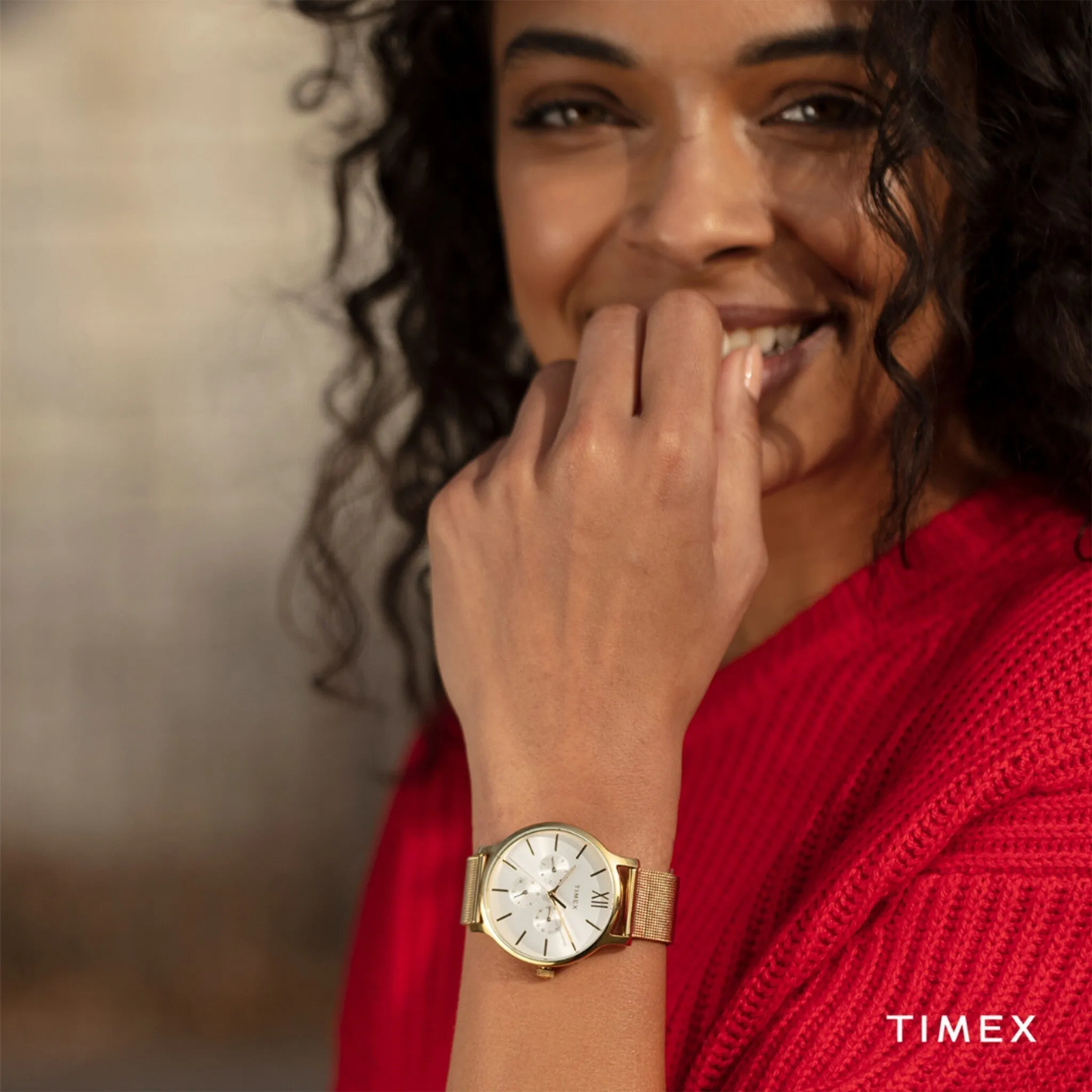 Timex Brass Analog Women's Watch TW2T74600