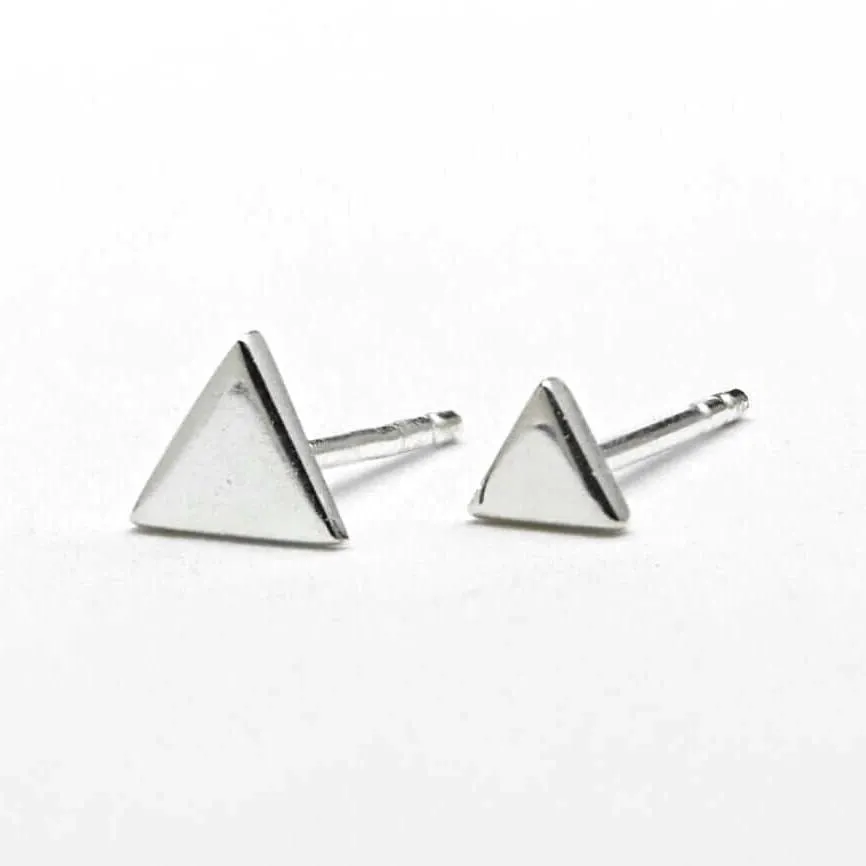 Triangle Stud Earring Set