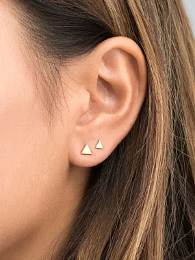 Triangle Stud Earring Set