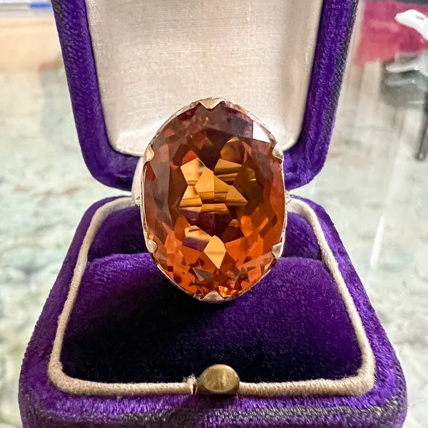 Vintage Citrine Ring