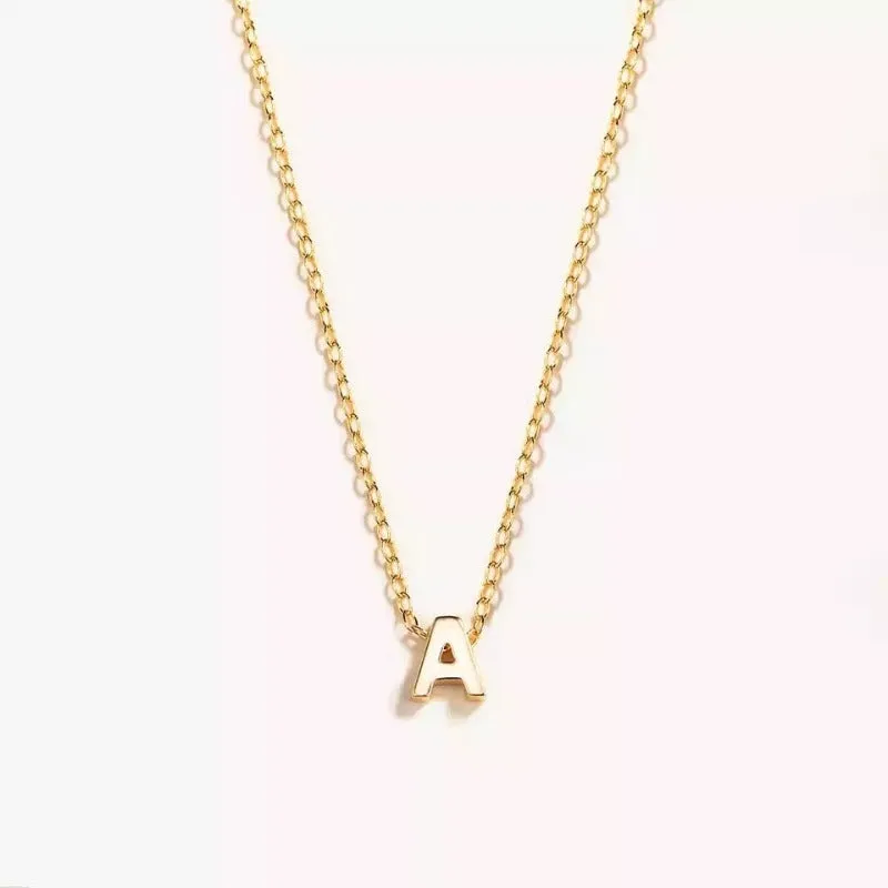 Women Initial Letter Necklace