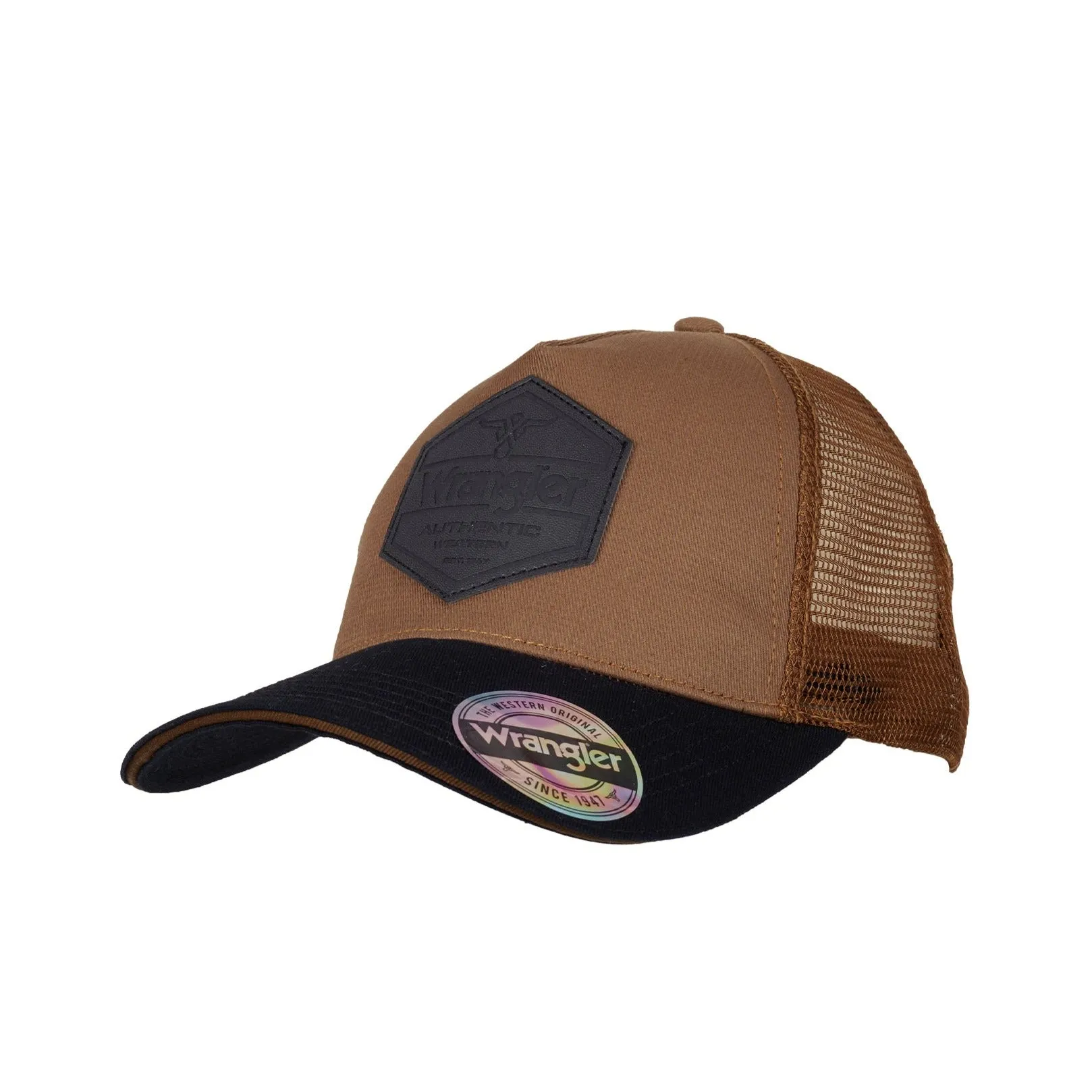 Wrangler Kane Trucker Cap | Dark Tan