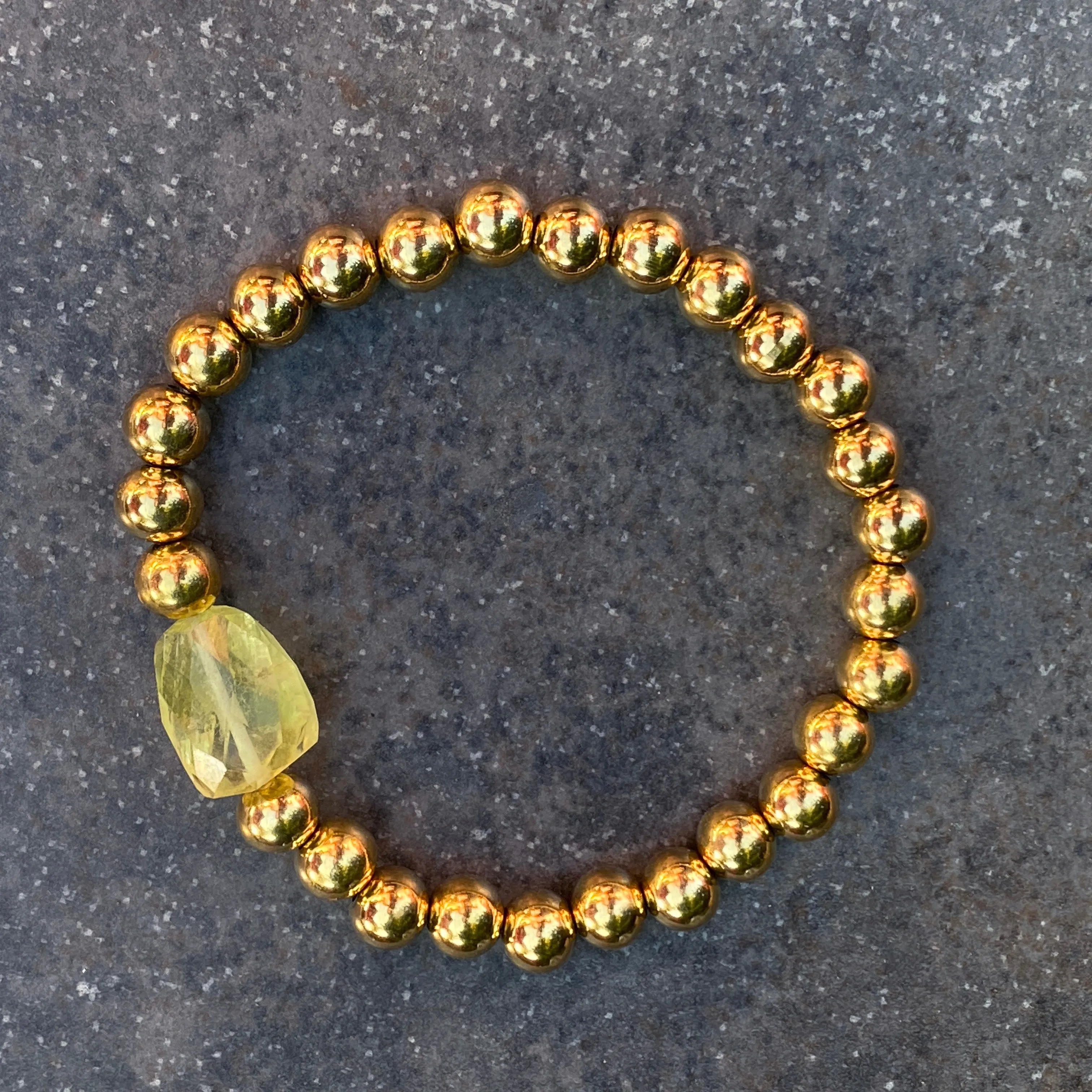 Yellow Topaz gemstone Bracelet