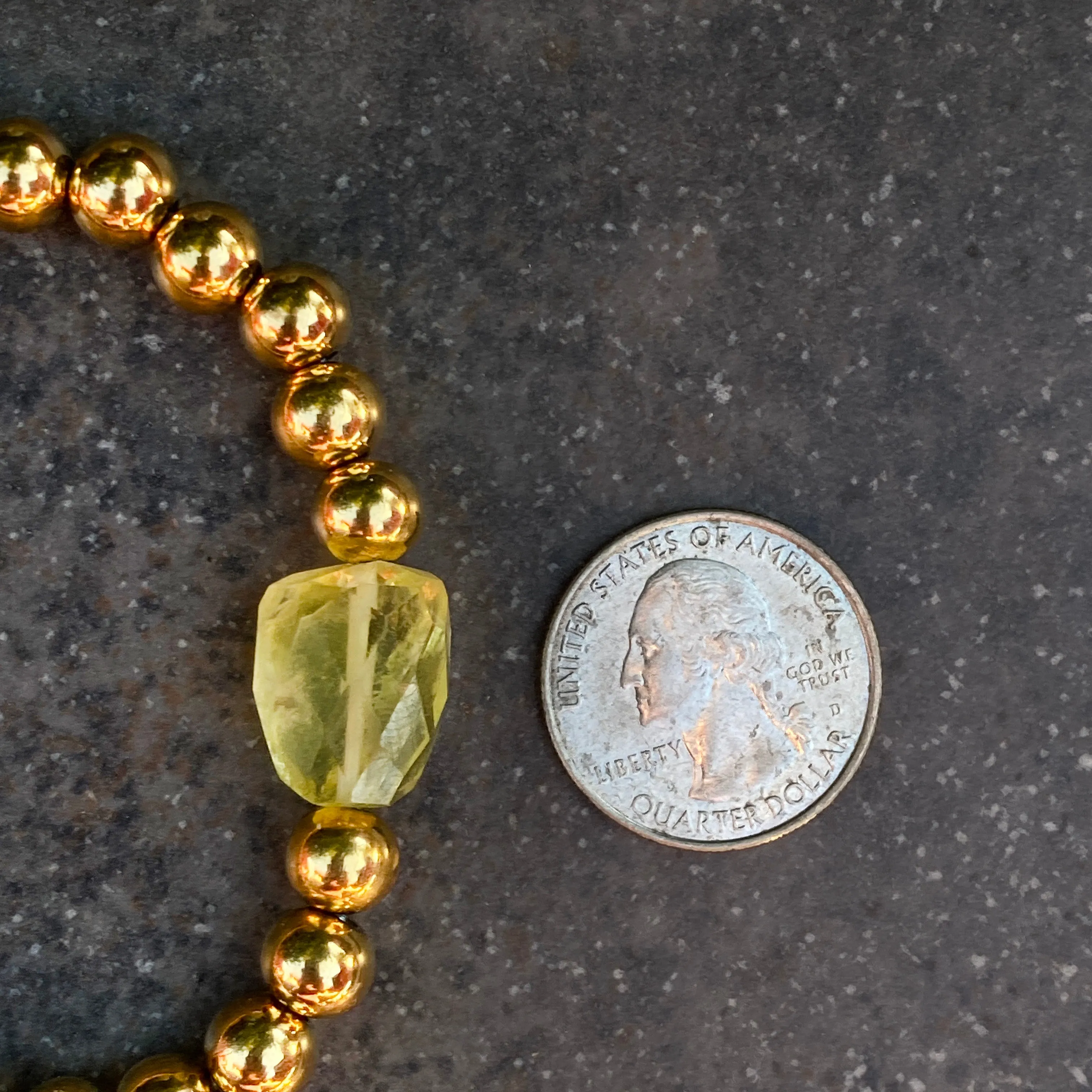 Yellow Topaz gemstone Bracelet